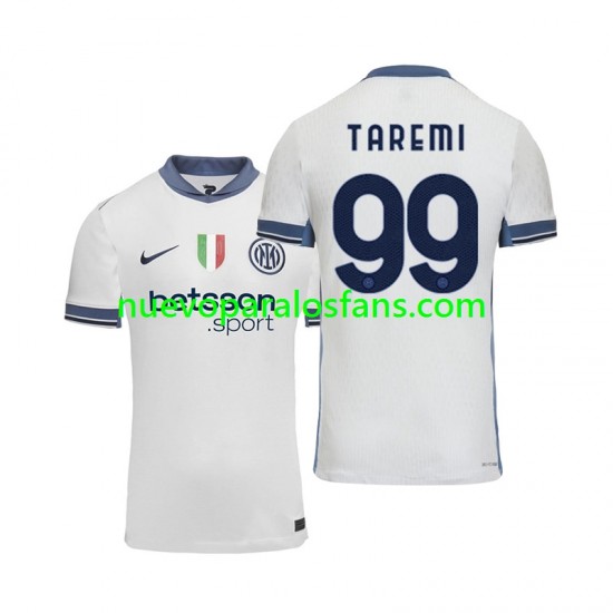 Camiseta de Fútbol Inter Milan Mehdi Taremi 99 Hombre Exterior 2024-2025 Manga Corta