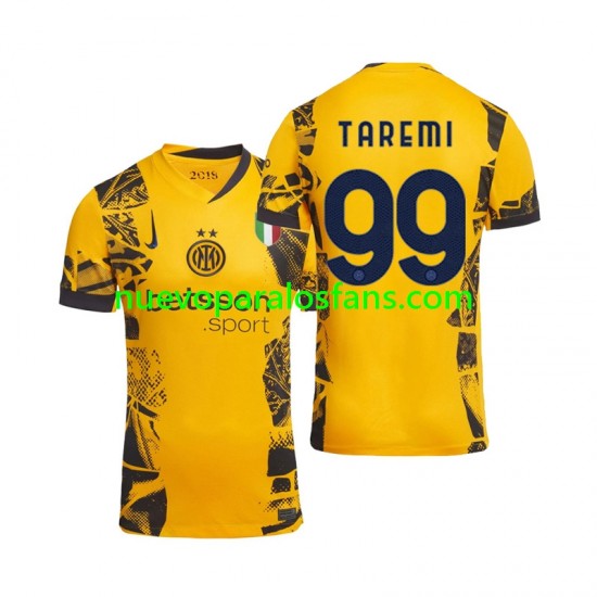 Camiseta de Fútbol Inter Milan Mehdi Taremi 99 Hombre Tercera 2024-2025 Manga Corta