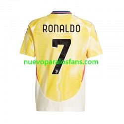 Camiseta de Fútbol Juventus Cristiano Ronaldo 7 Hombre Exterior 2024-2025 Manga Corta