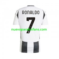 Camiseta de Fútbol Juventus Cristiano Ronaldo 7 Hombre Casa 2024-2025 Manga Corta