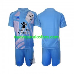 Camiseta de Fútbol Juventus Portero Niño Casa 2024-2025 Manga Corta