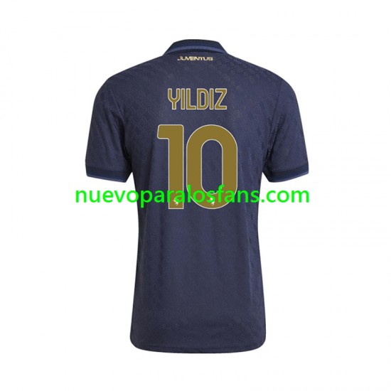 Camiseta de Fútbol Juventus Kenan YIldIz 10 Hombre Tercera 2024-2025 Manga Corta