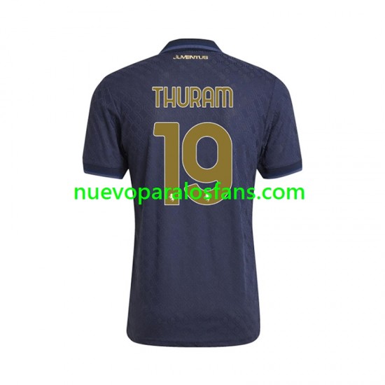 Camiseta de Fútbol Juventus Lilian Thuram 19 Hombre Tercera 2024-2025 Manga Corta