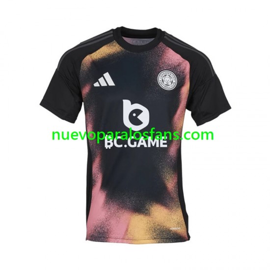 Camiseta de Fútbol Leicester City Hombre Exterior 2024-2025 Manga Corta
