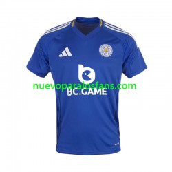 Camiseta de Fútbol Leicester City Hombre Casa 2024-2025 Manga Corta