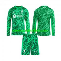 Camiseta de Fútbol Liverpool Portero Niño Exterior 2024-2025 Manga Larga