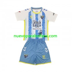 Camiseta de Fútbol Málaga CF Niño Casa 2024-2025 Manga Corta