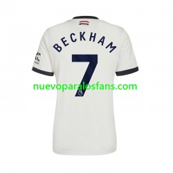 Camiseta de Fútbol Manchester United Beckham 7 Hombre Tercera 2024-2025 Manga Corta