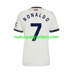 Camiseta de Fútbol Manchester United Cristiano Ronaldo 7 Hombre Tercera 2024-2025 Manga Corta