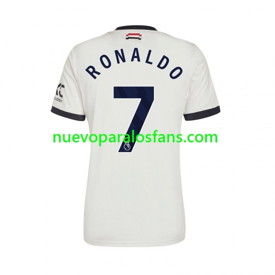 Camiseta de Fútbol Manchester United Cristiano Ronaldo 7 Hombre Tercera 2024-2025 Manga Corta