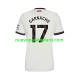 Camiseta de Fútbol Manchester United GARNACHO 17 Hombre Tercera 2024-2025 Manga Corta