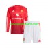 Camiseta de Fútbol Manchester United Niño Casa 2024-2025 Manga Larga