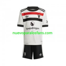 Camiseta de Fútbol Manchester United Niño Tercera 2024-2025 Manga Corta