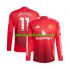 Camiseta de Fútbol Manchester United Rasmus Hojlund 11 Hombre Casa 2024-2025 Manga Larga