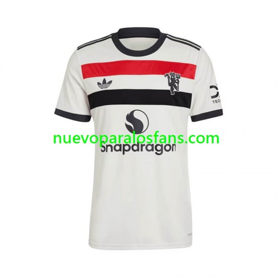 Camiseta de Fútbol Manchester United Hombre Tercera 2024-2025 Manga Corta