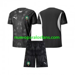 Camiseta de Fútbol Marruecos Portero Niño Tercera 2024 Manga Corta
