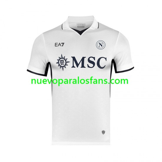 Camiseta de Fútbol Napoli Hombre Exterior 2024-2025 Manga Corta