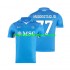 Camiseta de Fútbol Napoli Khvicha Kvaratskhelia 77 Hombre Casa 2024-2025 Manga Corta
