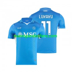 Camiseta de Fútbol Napoli Lukaku 11 Hombre Casa 2024-2025 Manga Corta