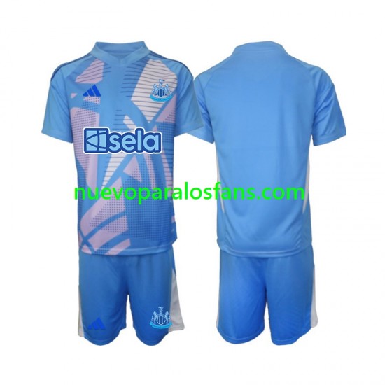 Camiseta de Fútbol Newcastle United Portero Niño Exterior 2024-2025 Manga Corta