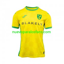 Camiseta de Fútbol Norwich City Hombre Casa 2024-2025 Manga Corta