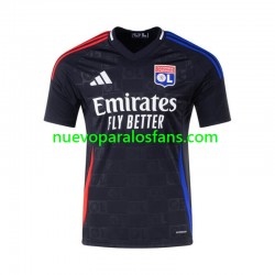 Camiseta de Fútbol Olympique de Lyon Hombre Exterior 2024-2025 Manga Corta