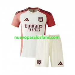 Camiseta de Fútbol Olympique de Lyon Niño Tercera 2024-2025 Manga Corta