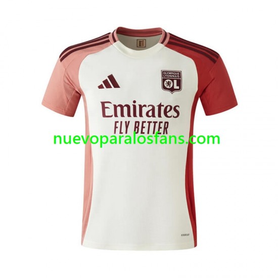 Camiseta de Fútbol Olympique de Lyon Hombre Tercera 2024-2025 Manga Corta