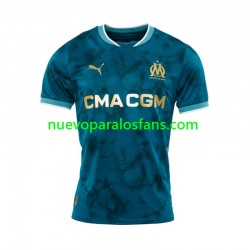 Camiseta de Fútbol Olympique de Marsella Hombre Exterior 2024-2025 Manga Corta