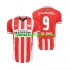 Camiseta de Fútbol PSV Eindhoven DE JONG 9 Hombre Casa 2024-2025 Manga Corta