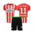 Camiseta de Fútbol PSV Eindhoven Johan Bakayoko 11 Niño Casa 2024-2025 Manga Corta