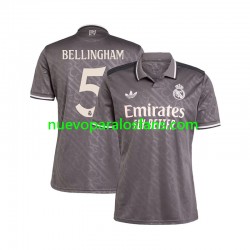 Camiseta de Fútbol Real Madrid BELLINGHAM 5 Hombre Tercera 2024-2025 Manga Corta