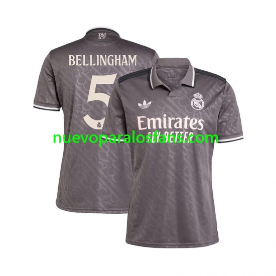 Camiseta de Fútbol Real Madrid BELLINGHAM 5 Hombre Tercera 2024-2025 Manga Corta