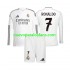 Camiseta de Fútbol Real Madrid Cristiano Ronaldo 7 Niño Casa 2024-2025 Manga Larga