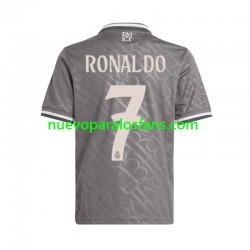 Camiseta de Fútbol Real Madrid Cristiano Ronaldo 7 Hombre Tercera 2024-2025 Manga Corta