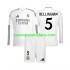 Camiseta de Fútbol Real Madrid Jude Bellingham 5 Niño Casa 2024-2025 Manga Larga