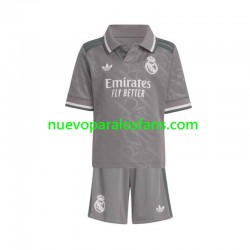 Camiseta de Fútbol Real Madrid Niño Tercera 2024-2025 Manga Corta