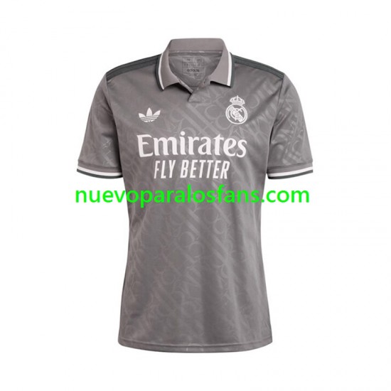 Camiseta de Fútbol Real Madrid Hombre Tercera 2024-2025 Manga Corta