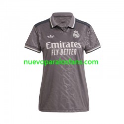Camiseta de Fútbol Real Madrid Mujer Tercera 2024-2025 Manga Corta
