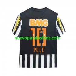Camiseta de Fútbol Santos PELE 10 -2012 Retro Hombre Exterior 2011 Manga Corta