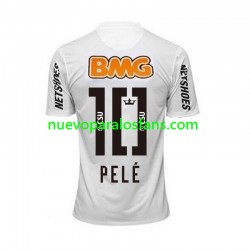 Camiseta de Fútbol Santos PELE 10 -2012 Retro Hombre Casa 2011 Manga Corta