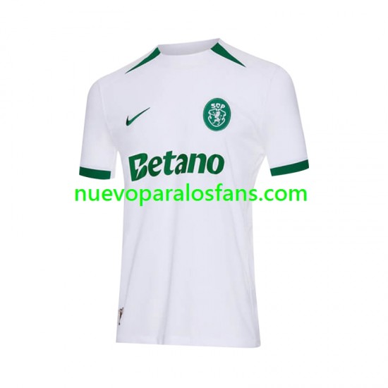 Camiseta de Fútbol Sporting CP Hombre Exterior 2024-2025 Manga Corta