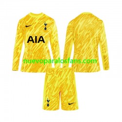 Camiseta de Fútbol Tottenham Hotspur Portero Niño Casa 2024-2025 Manga Larga