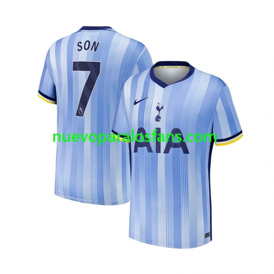 Camiseta de Fútbol Tottenham Hotspur Son Heung-Min 7 Hombre Exterior 2024-2025 Manga Corta