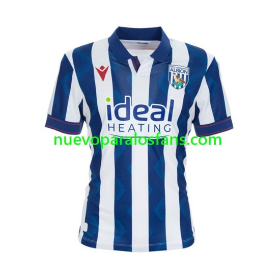 Camiseta de Fútbol West Bromwich Albion Hombre Casa 2024-2025 Manga Corta