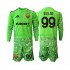 Camiseta de Fútbol AS Roma Mile Svilar 99 Portero Niño Casa 2026-2027 Manga Larga