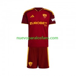 Camiseta de Fútbol AS Roma Niño Casa 2026-2027 Manga Corta