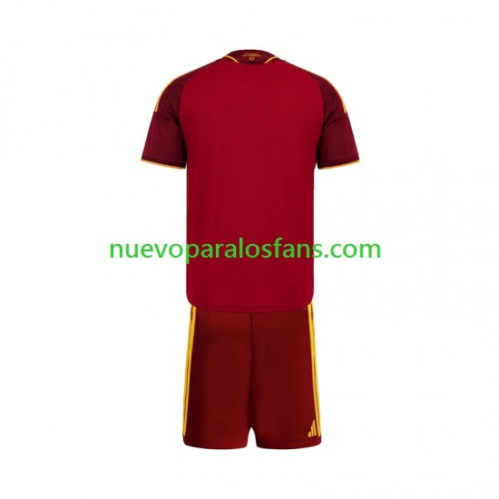 Camiseta de Fútbol AS Roma Niño Casa 2026-2027 Manga Corta