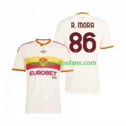 Camiseta de Fútbol AS Roma Rodrigo Mora 86 Hombre Exterior 2026-2027 Manga Corta