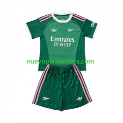 Camiseta de Fútbol Arsenal Portero Niño Tercera 2026-2027 Manga Corta